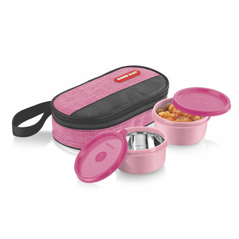 Micro Twin Steel Lunch Box