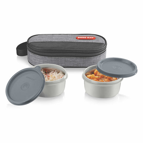 Micro Twin Steel Lunch Box